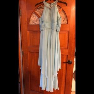 Turquoise wedding evening Dress